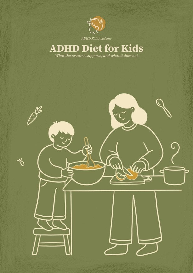 ADHD Diet for Kids, the cover